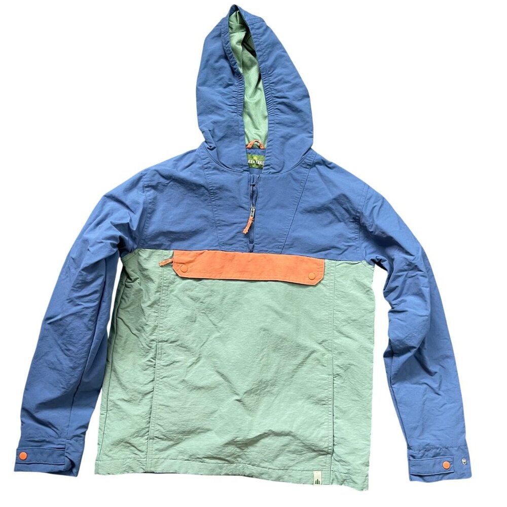Lake & Trail Colorblock Pullover Anorak Unisex‎ Kids Size XL (14/16) Windbreaker